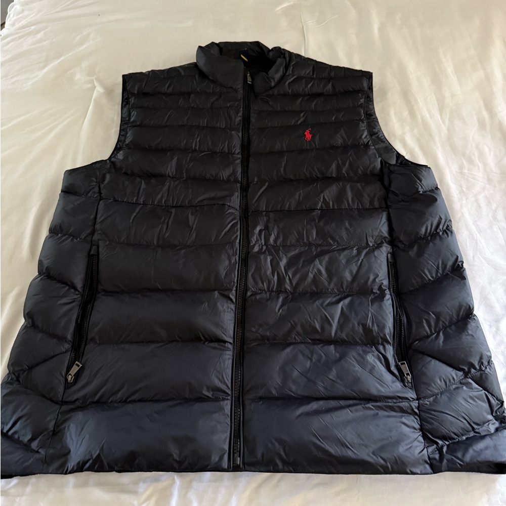 Men’s Ralph Lauren Black Puffer Vest ( New)